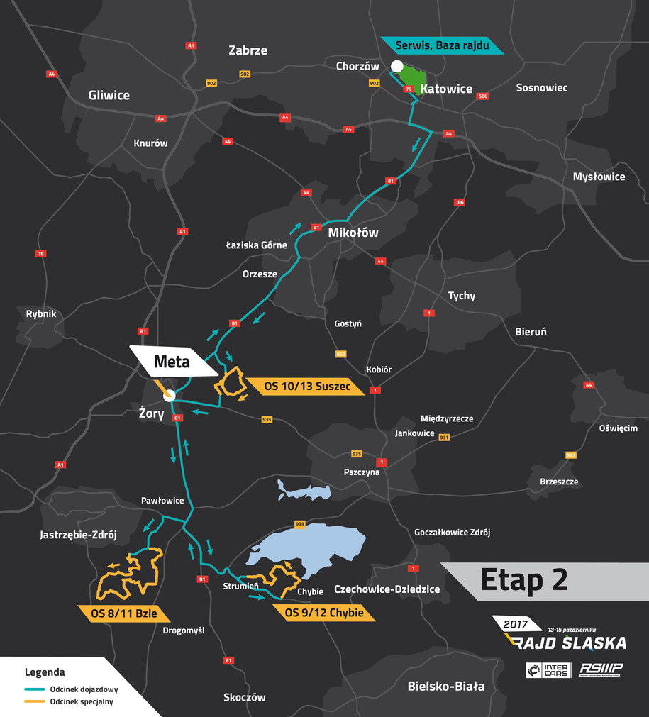Rajd Śląska przejedzie m.in. przez Chorzów, Mikołów i Suszec