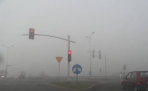Mgła w Piekarach Śląskich
