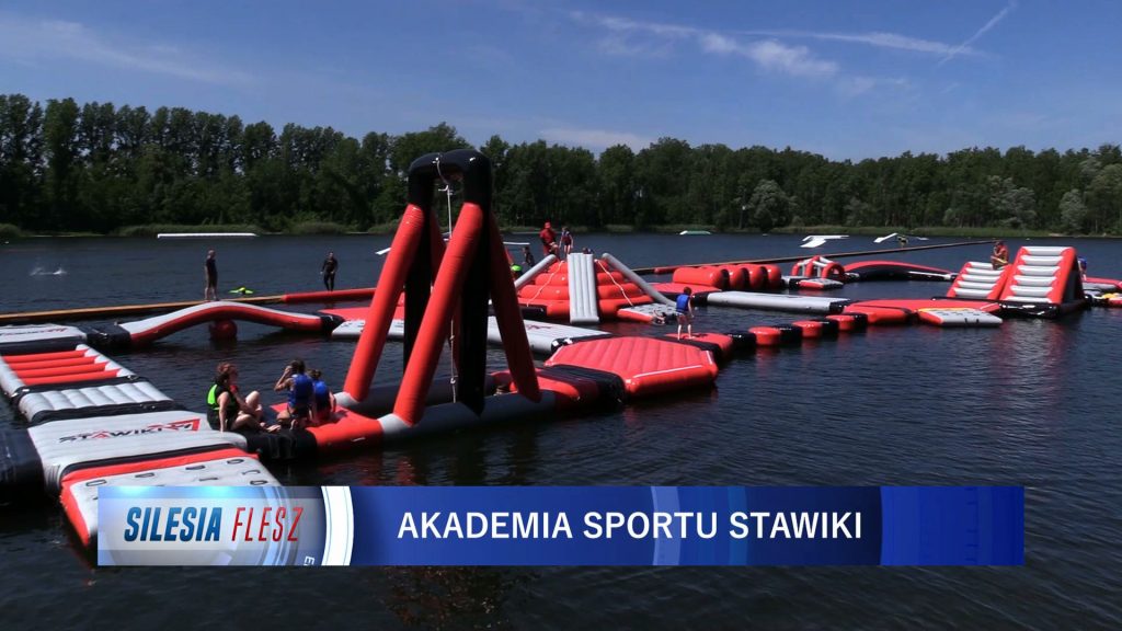 Wielki tor gumowych przeszkód to najnowsza atrakcja ośrodka Wake Zone Stawiki w Sosnowcu
