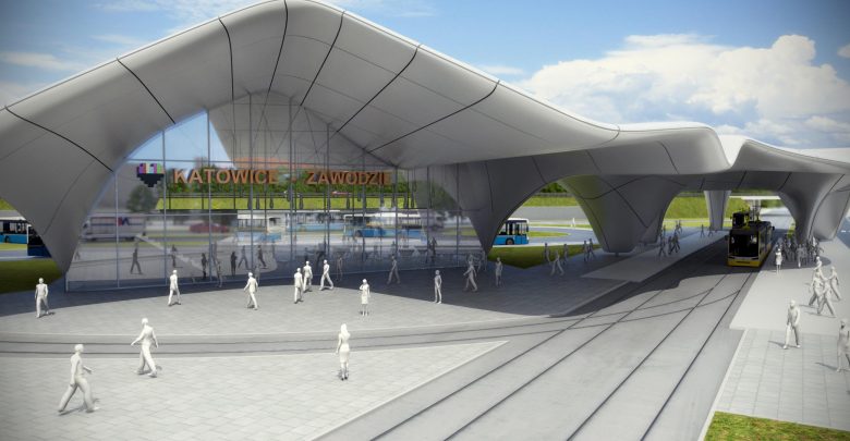 Katowice: Budowa centrum przesiadkowego Zawodzie. Zmiany w organizacji ruchu od 6 czerwca (fot.UM Katowice)