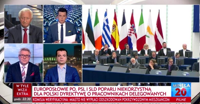 Dziwne głosowanie w Parlamencie Europejskim w sprawie pracowników delegowanych. Co zrobili politycy PO? (TVP Info)