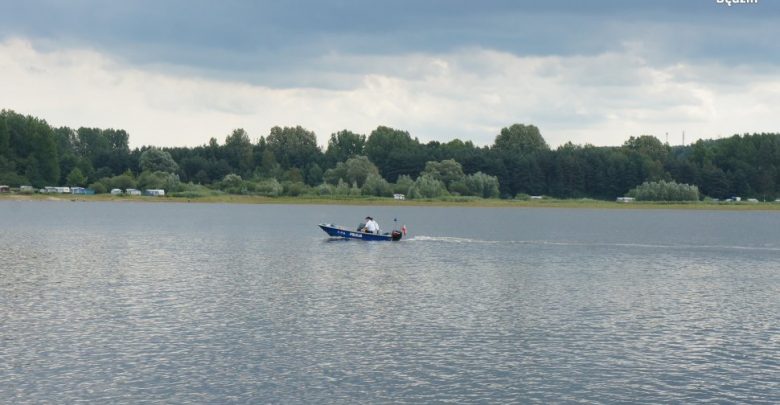 Kolejny dramat nad wodą. W zbiorniku Pogoria IV utonął 39-letni mężczyzna. (fot.KPP Będzin)