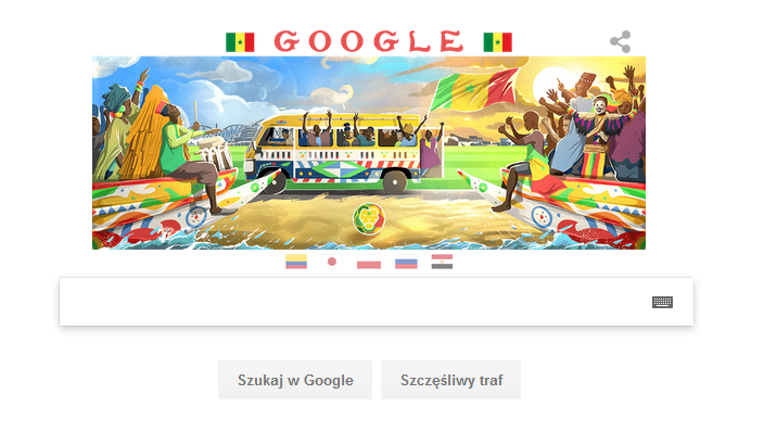 Google Doodle Polska - Senegal (fot. google.com)