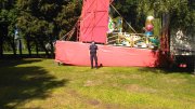 Tragedia w lunaparku. Nie żyje 9-letni chłopiec (fot.KPP Szczytno)
