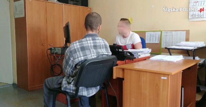 Twierdził, że był świadkiem, a okazał się sprawcą. Do 10 lat więzienia dla "świadka" z Gliwic (fot.Śląska Policja)