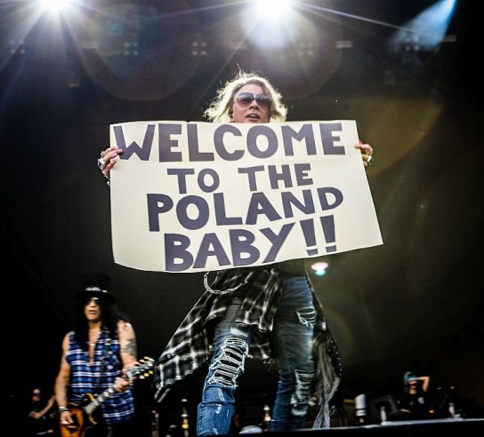 Guns N’ Roses zagrali niesamowity na Stadionie Śląskim. To pierwsze muzyczne wydarzenie na zmodernizowanym obiekcie (fot.slaskie.pl/Tomasz Żak)