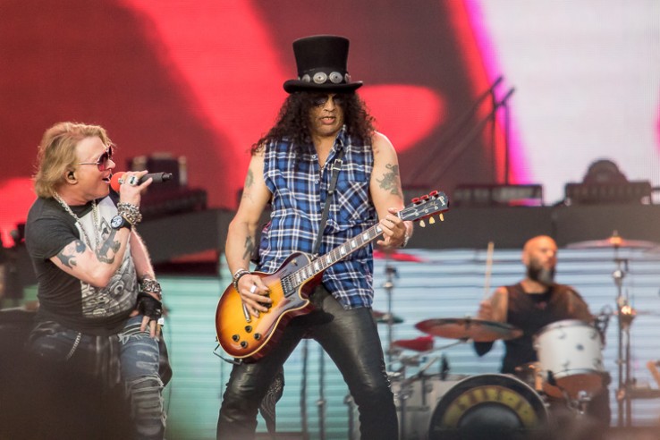 Guns N’ Roses zagrali niesamowity na Stadionie Śląskim. To pierwsze muzyczne wydarzenie na zmodernizowanym obiekcie (fot.slaskie.pl/Tomasz Żak)