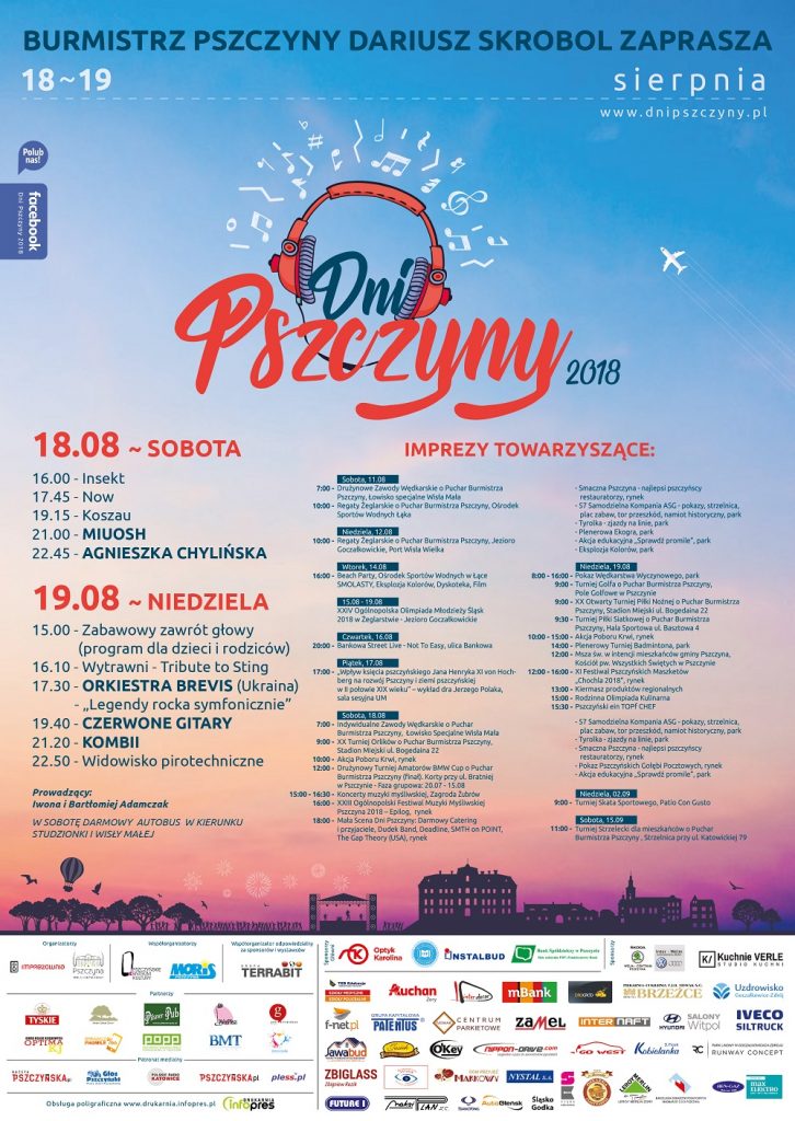 Dni Pszczyny 2018 już 18 i 19 sierpnia. Zobaczcie PROGRAM Dni Pszczyny