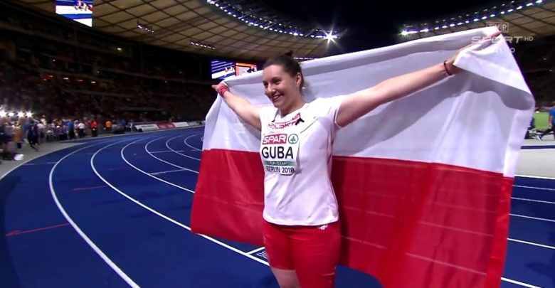 Paulina Guba zdobywa złoty medal ME w Berlinie w konkurencji pchnięcia kulą