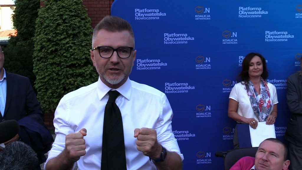Konwencja wyborcza Koalicji Obywatelskiej w Katowicach. O programie Makowskiego niewiele
