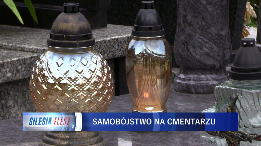 Samobójstwo policjanta w Porębie pod Zawierciem. 35-letni policjant popełnił samobójstwo na cmentarzu w miejscowości Poręba koło Zawiercia
