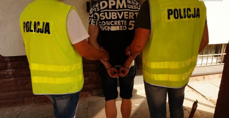Śląskie: Podpalił kolegę podczas biesiady (fot. KMP Częstochowa)