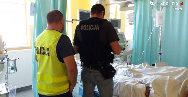 Koszmar w Zabrzu! 18-latek po zażyciu dopalaczy rzucił się z nożem na swoją matkę. Zadźgał kobietę, zadając jej ciosy w szyję (fot.KMP Zabrze)