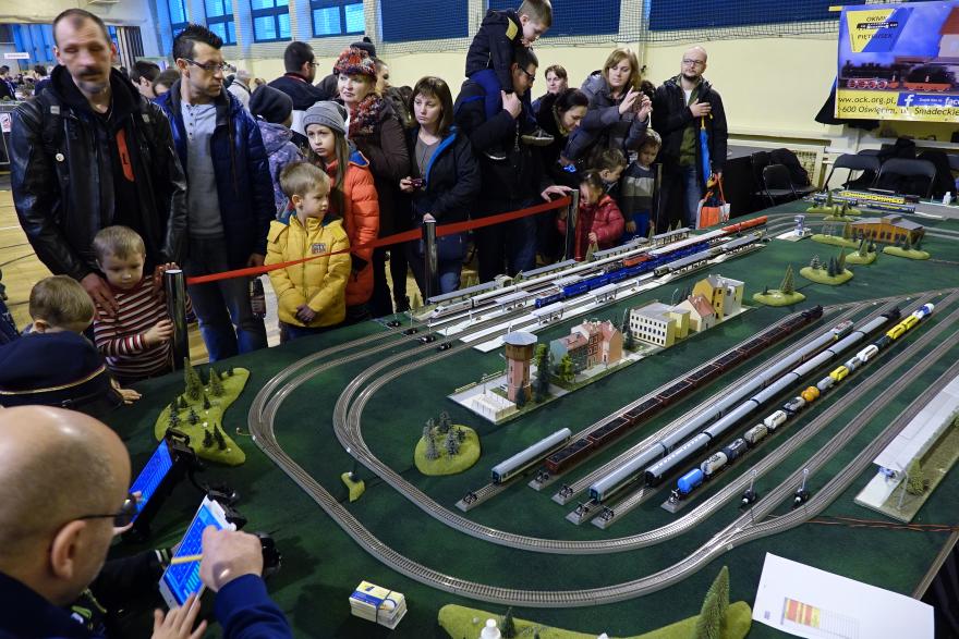 Wspaniałe modele lokomotyw i wagonów będzie można oglądać jeszcze 30 września w Arenie Gliwice (źr:materiały prasowe organizatora/UM Gliwice)