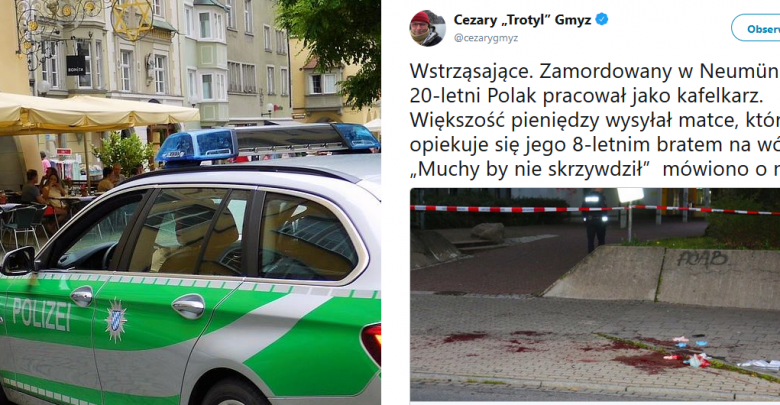 Niemcy: Młody Polak zabity przez nożownika w pobliżu meczetu (fot. tt Cezary Trotyl Gmyz/pixabay)