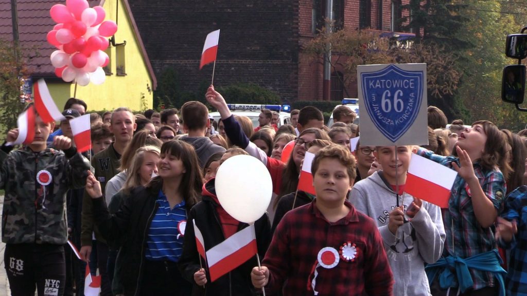 Przez Katowice przemaszerował Korowód Niepodległości