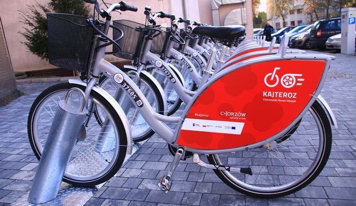 Chorzów uruchamia system roweru miejskiego. 46 stacji rowerów w całym mieście (fot.UM Chorzów)