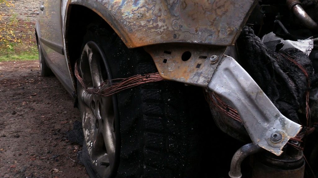 Samochody Romów w Zabrzu zniszczone! Podpalenia to robota chuliganów, czy atak na tle rasowym?