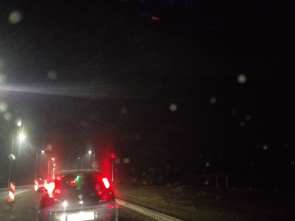 Niestety, synoptycy nie pomylili się i śnieg pada min. w Katowicach, Sosnowcu. Dąbrowie Górniczej czy Czeladzi fot.alarm@tvs.pl