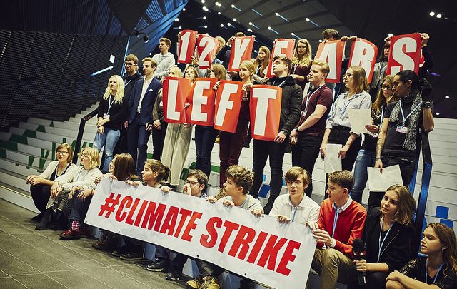 Strajk dla Klimatu odbył się w momencie, w którym dobiega końca szczyt klimatyczny COP24 (fot.Greenpeace)