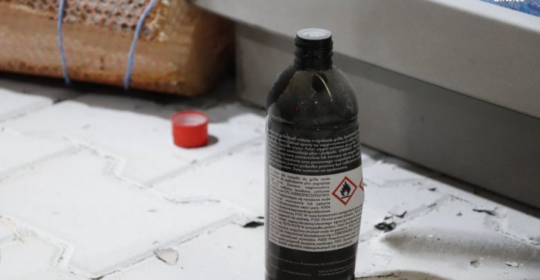 Gliwice: Podpalił stację benzynową, bo nie chcieli mu sprzedać alkoholu (fot. KMP Gliwice)
