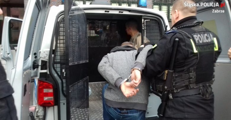 Zabrze: aresztowani za pobicie i groźby