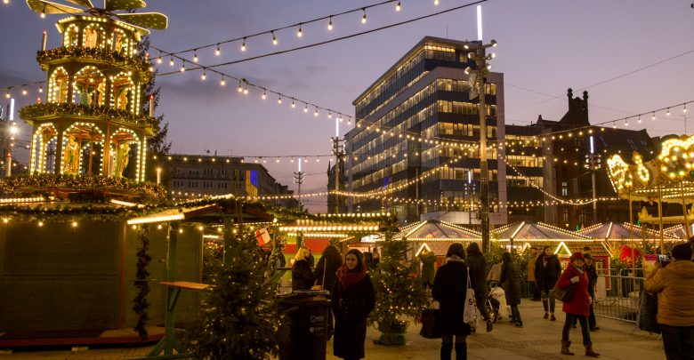 Świąteczne iluminacje oświetliły Katowice (fot.UM Katowice)
