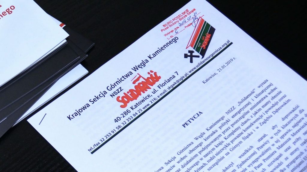 Związkowcy odwiedzili dzisiaj posłów PiS ze Śląska i Zagłębia. To protest przeciwko zmianom w JSW
