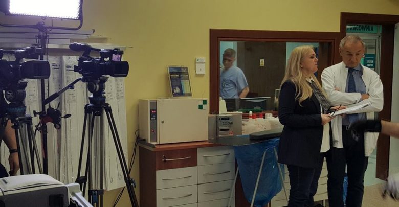 Kierunek Zdrowie: zawał serca. Nagrywanie programu w Górnośląskim Centrum Medycznym. Fot. Dominika Bem