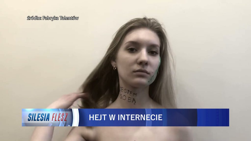 Nastolatki na nagich ciałach piszą obraźliwe słowa i zamalowują je farbą. O akcji walki z hejtem, wieści lotem błyskawicy rozeszły się po całym woj.śląskim