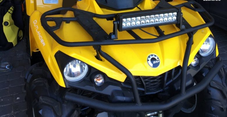 Śląskie: Rokitno. Skradziono quada marki Can-Am Outlander. Policja prosi o pomoc (fot.KPP Zawiercie)