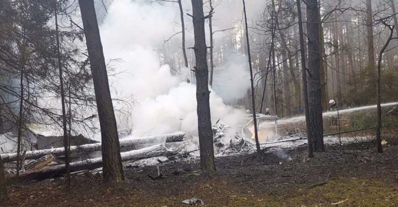 PILNE!!! Katastrofa wojskowego myśliwca! Pilot katapultował się. Zobaczcie WIDEO