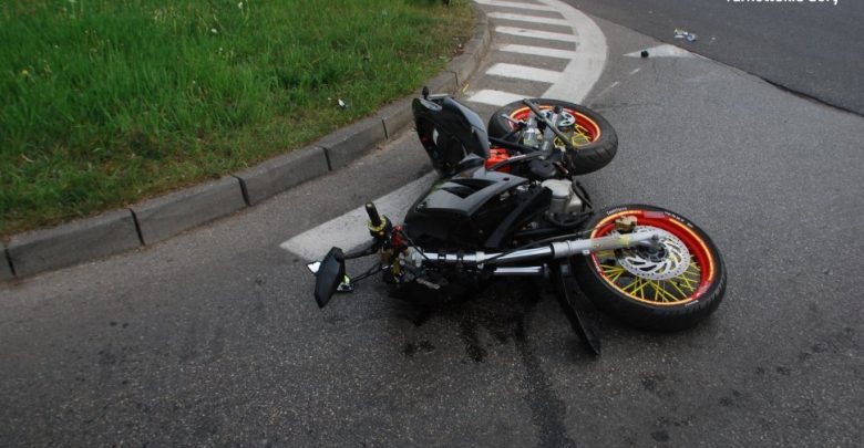 Groźny wypadek w Tarnowskich Górach! Motocyklista trafił do szpitala