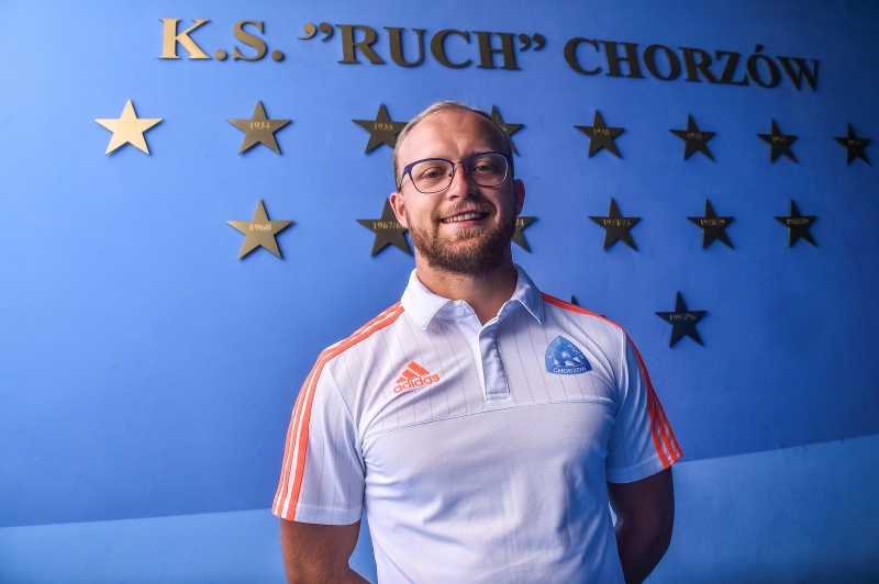 Nowy trener Ruchu Chorzów! Niebieskich w okresie przygotowawczym i w nowym sezonie poprowadzi Łukasz Bereta! (fot.Ruch Chorzów)
