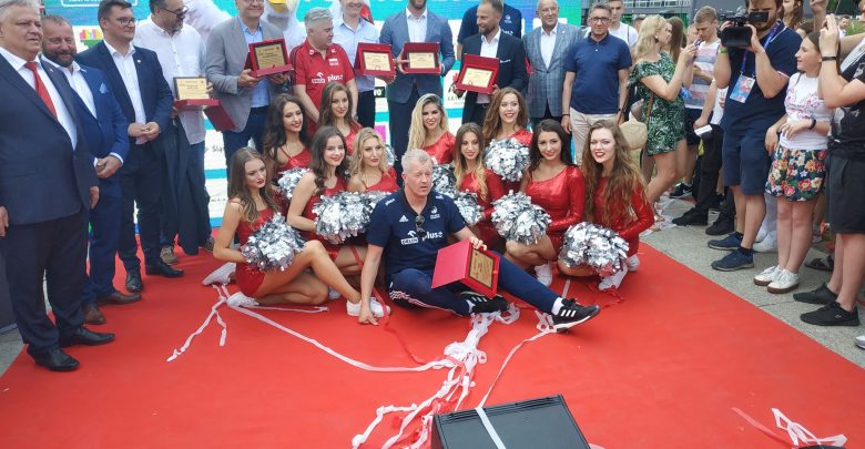 Heynen, Zagumny, Gruszka, Kurek. Kto jeszcze dołączył do Alei Gwiazd Siatkówki w Katowicach? (fot.Wojciech Żegolewski)