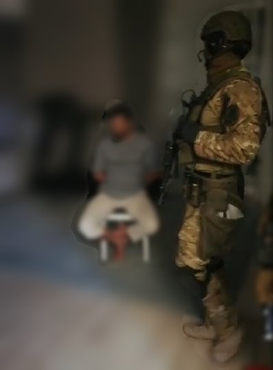 Były zawodnik MMA, Mamed K. został zatrzymany przez funkcjonariuszy z Biura Operacji Antyterrorystycznych w sprawie paserstwa luksusowych samochodów(fot.policja)