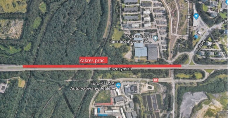 Tychy, Katowice: Rusza naprawa ubytków i spękanej nawierzchni na DK86 (fot.UM Tychy)