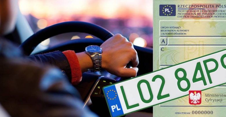 Nowelizacja Prawa o Ruchu Drogowym. Nowe zielone tablice i profesjonalne dowody rejestracyjne (fot.Ministerstwo Cyfryzacji)