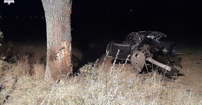 Wjechali w drzewo. 19 i 16-latek nie żyją (fot. Policja Lubelska)