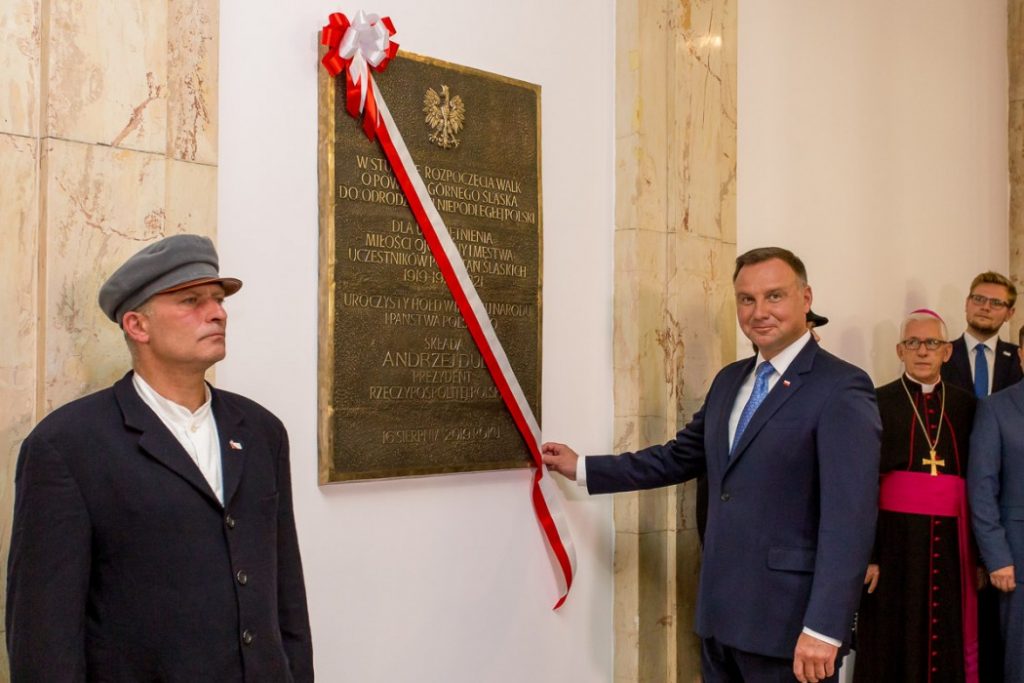 Prezydent RP Andrzej Duda wziął udział w uroczystej sesji Sejmiku Województwa Śląskiego z okazji setnej rocznicy wybuchu Powstań Śląskich (fot.slaskie.pl)