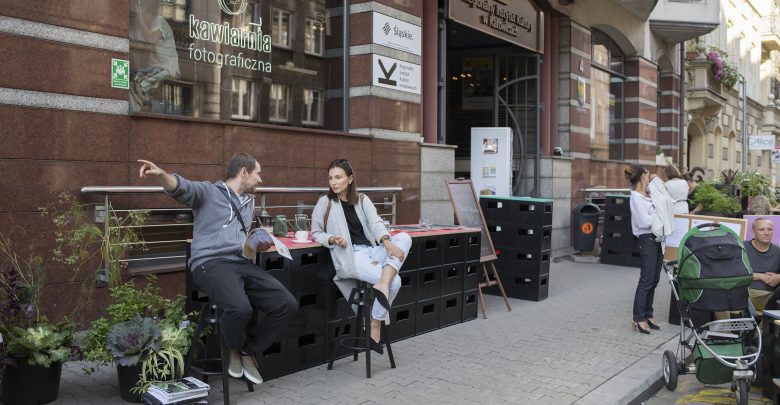 W Katowicach powstaje Parklet Teatralna. Co to takiego? (fot.UM Katowice)