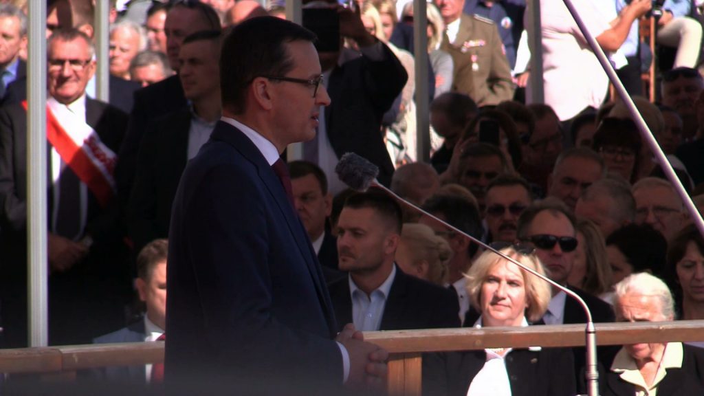 W trakcie 37. Pielgrzymki Ludzi Pracy do Częstochowy głos zabrali: Piotr Duda – przewodniczący NSZZ Solidarność i premier Mateusz Morawiecki