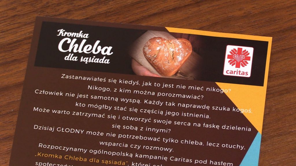 Kromka Chleba dla Sąsiada. Wzruszająca i potrzebna akcja Caritasu