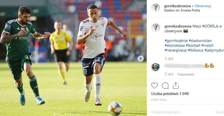 Igor Angulo został ojcem (fot. instagram gornikzabrzessa)