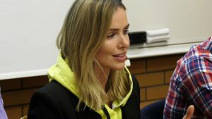 -Myślę, że Magda w tym miejscu pracy radzi sobie znacznie lepiej niż ja, ale dlatego postanowiłam Magdę też zaprosić do mojego miejsca pracy – obiecała, że mnie odwiedzi - mówi Marta Żmuda Trzebiatowska, aktorka, ambasadorka akcji „Spotkajmy się w pracy”