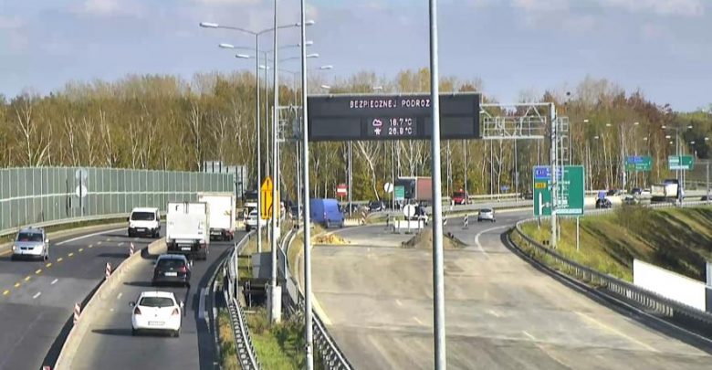 UWAGA kierowcy! Zmiany na DTŚ w Gliwicach. Dwa pasy w kierunku Katowic wyłączone z ruchu