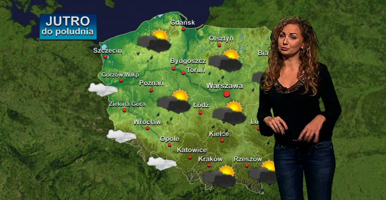 Nina smutną ma minę, bo zakłada pelerynę ;-) Jakoś tak nam się zrymowało patrząc na zdjęcie z najnowszej prognozy pogody TVS