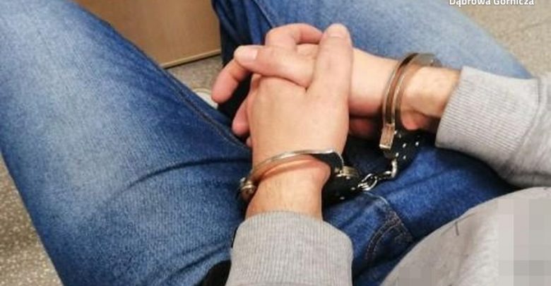 Porysował 40 samochodów w Dąbrowie Górniczej. 31-latek wpadł w ręce policji (fot.Śląska Policja)