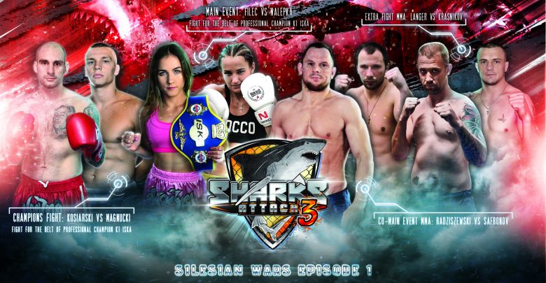 Gala SHARKS ATTACK3 w hali MOSiR w Mysłowicach 30.11.2019 r.
