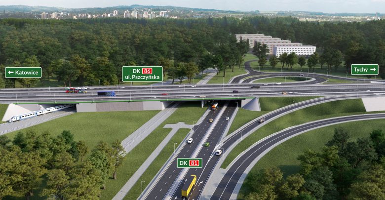 Katowice: Dziś otwarcie zjazdu z DK81 na DK86 (fot.UM Katowice)